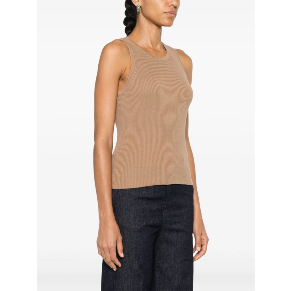 Max Mara Beige T-shirts & Polo's voor vrouwen Beige Dames