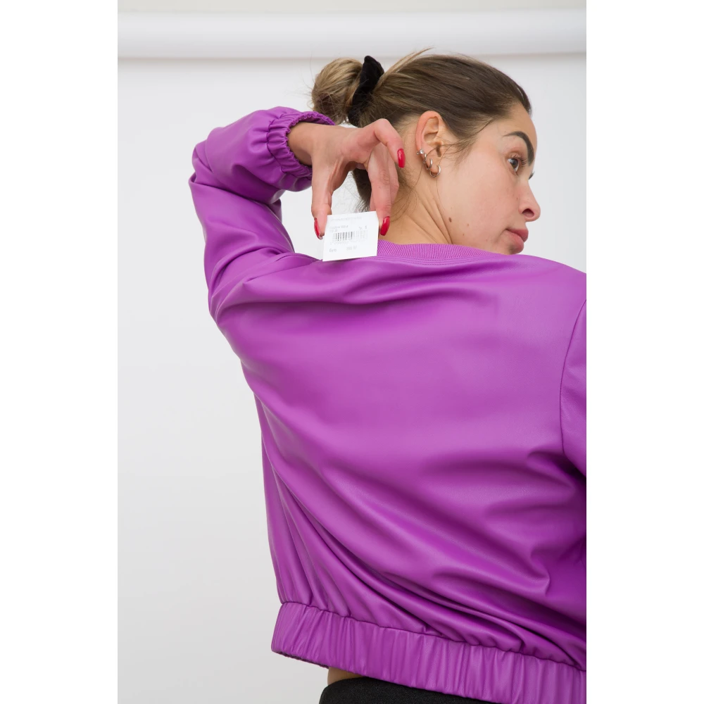 Liu Jo Paarse Coated Jas Purple Dames