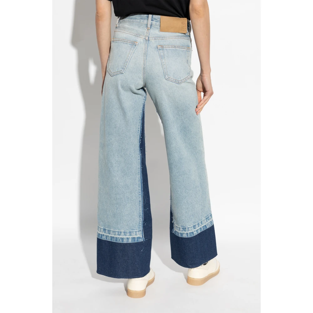 MM6 Maison Margiela Jeans met Vintage Effect Blue Dames