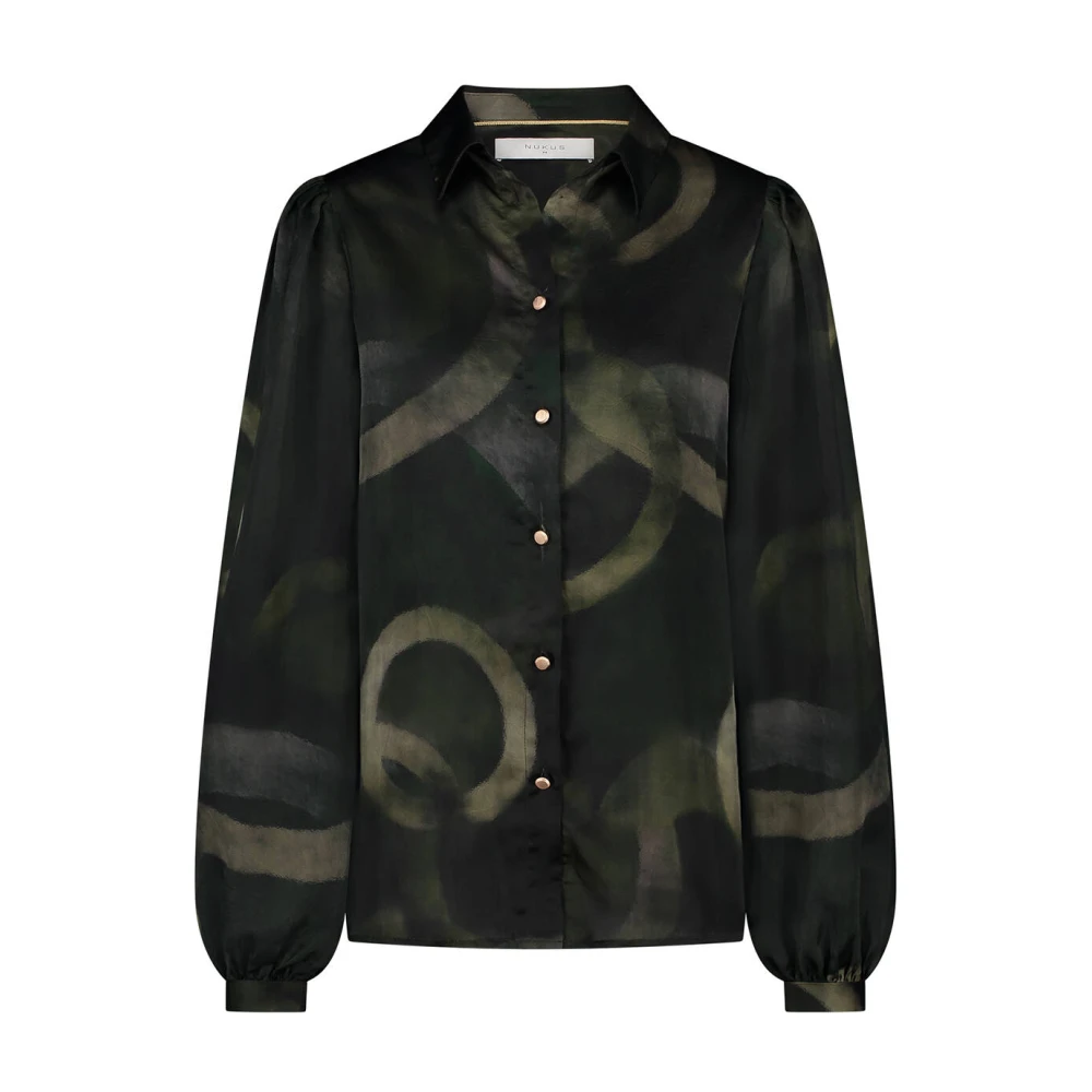 Nukus Lettie Blouse Stijlvolle Garderobe Toevoeging Green Dames