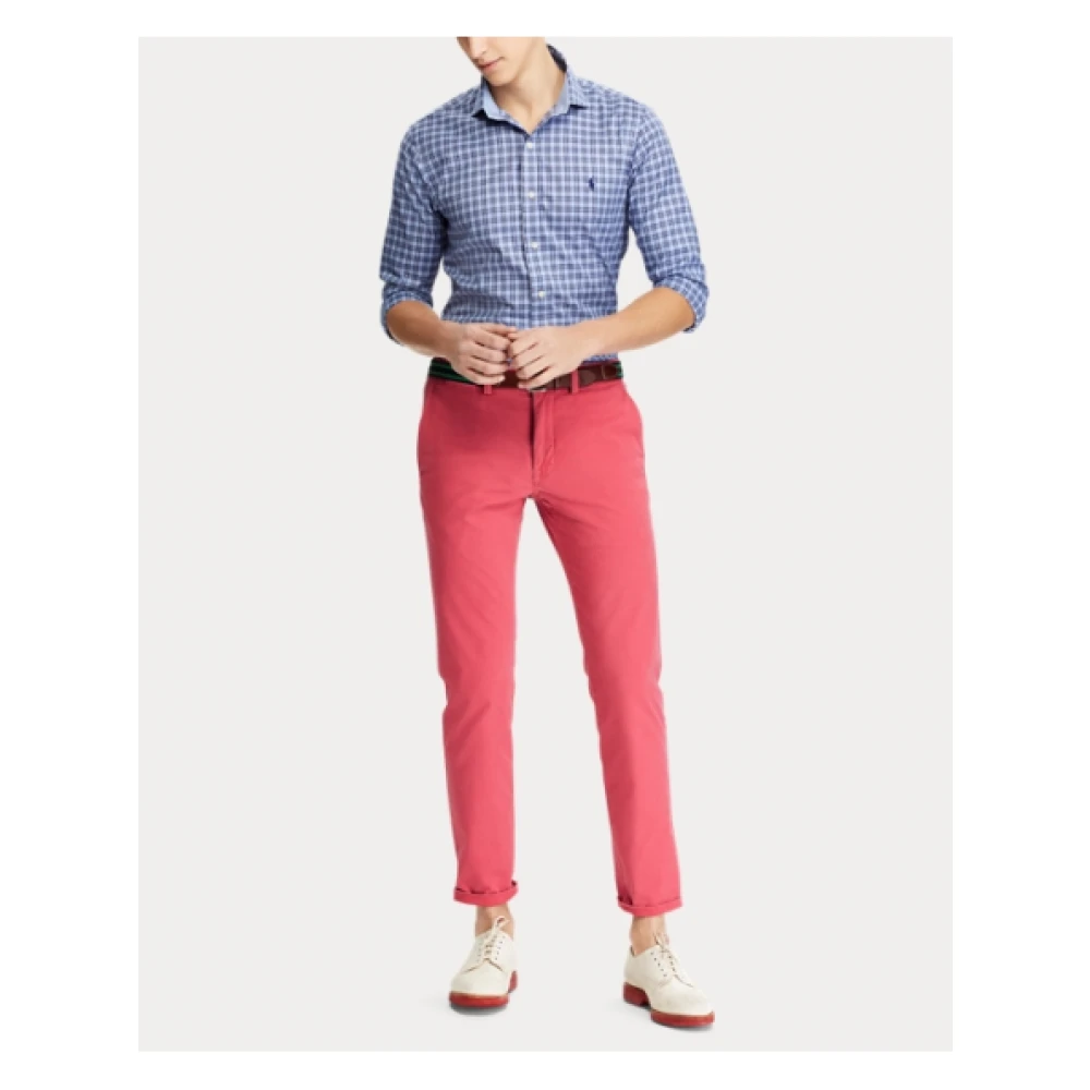 Polo Ralph Lauren Slim Fit Stretch Chino Broek Red Heren