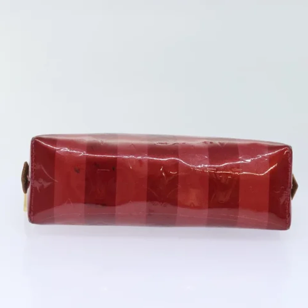Louis Vuitton Vintage Pre-owned Leather pouches Red Dames