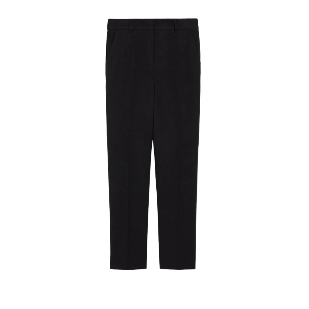 Pennyblack Hoge taille katoenen broek Black Dames