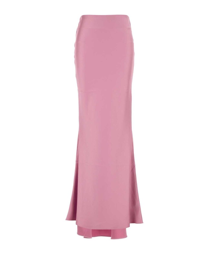rosa-satin-kjol