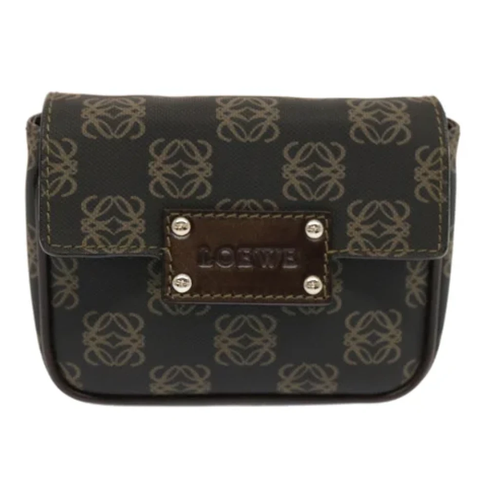 Loewe Pre-owned Fabric clutches Black Dames
