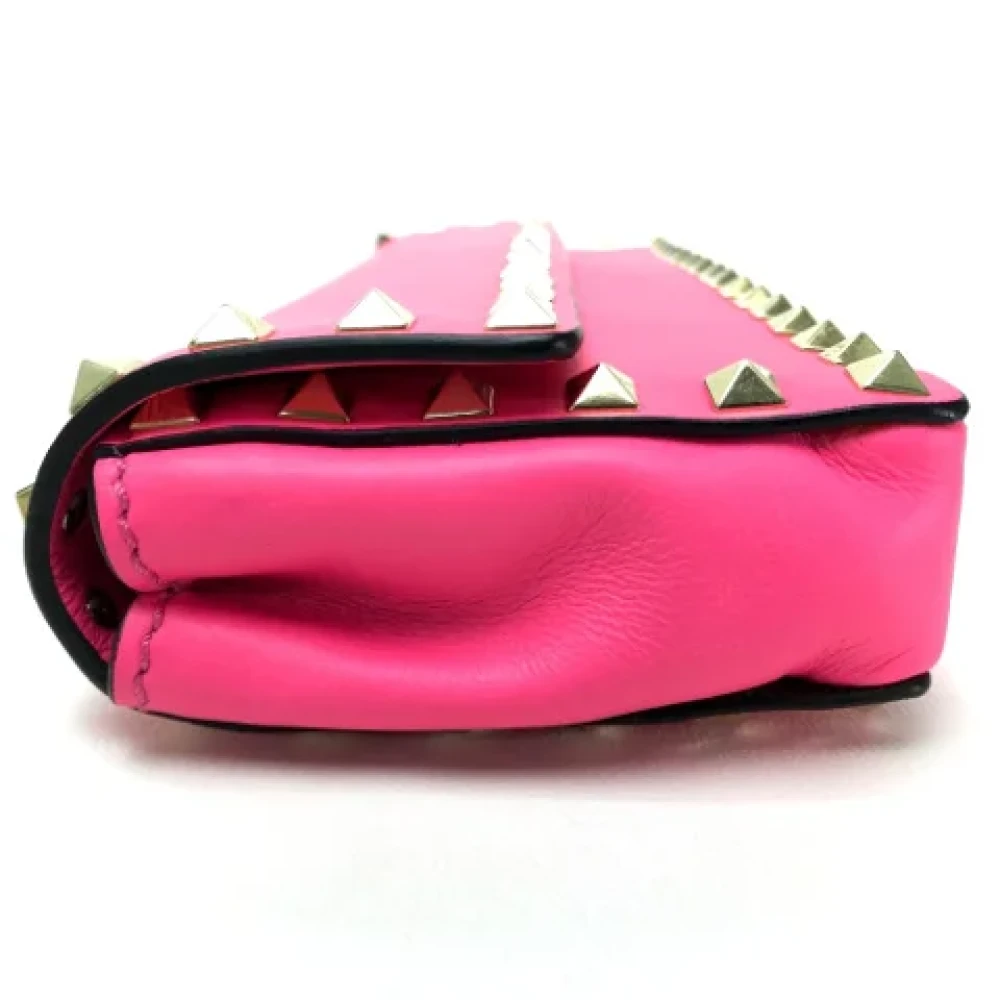 Valentino Vintage Pre-owned Leather clutches Pink Dames