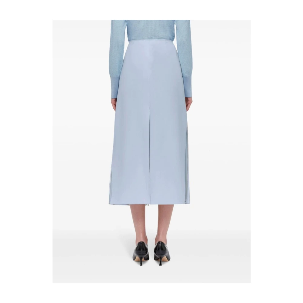 Salvatore Ferragamo Heldere Blauwe Shorts voor Vrouwen Aw24 Blue Dames