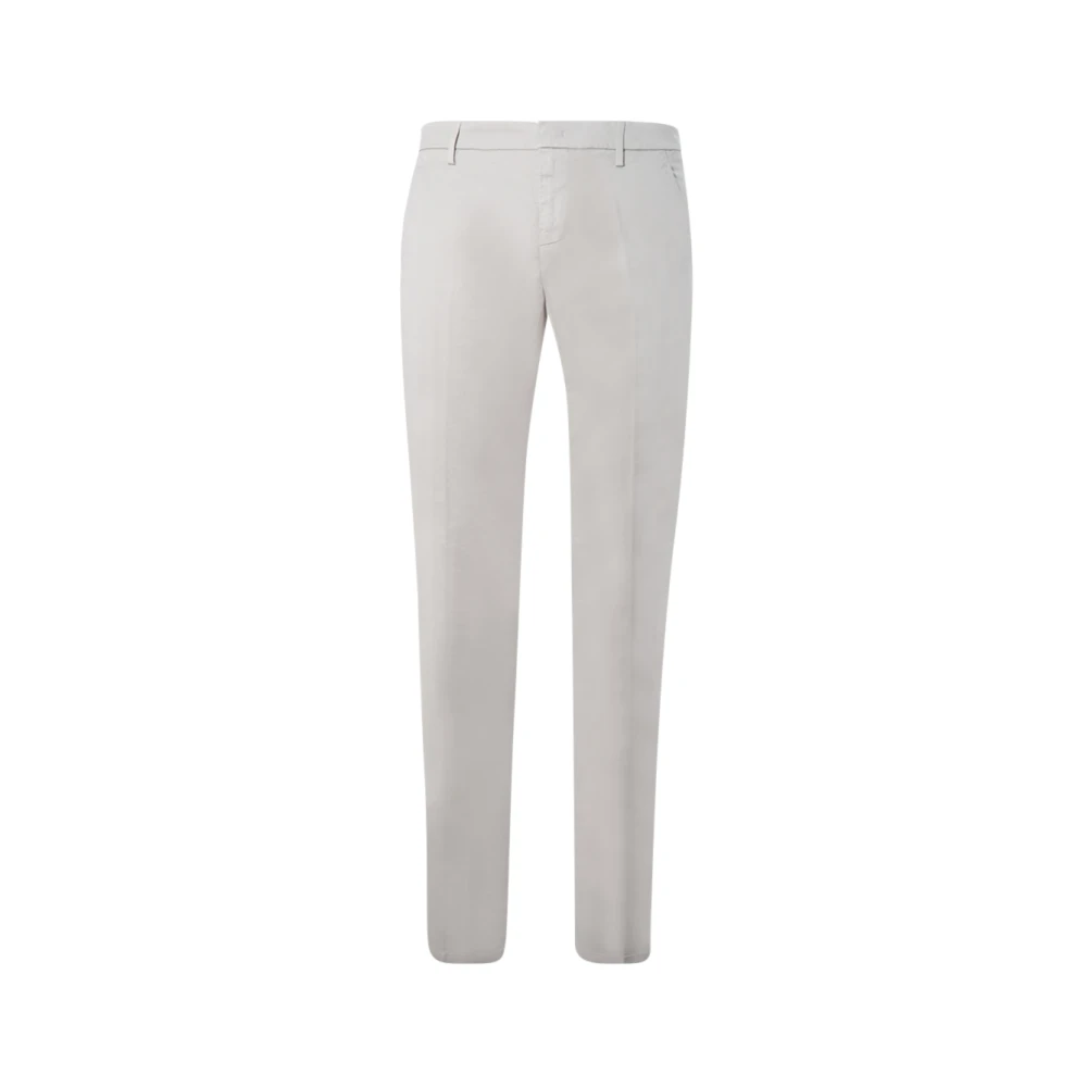 Dondup Mannelijk Grijs Broeken Heren, W35, Katoen, Spiritissimo Chino Broek