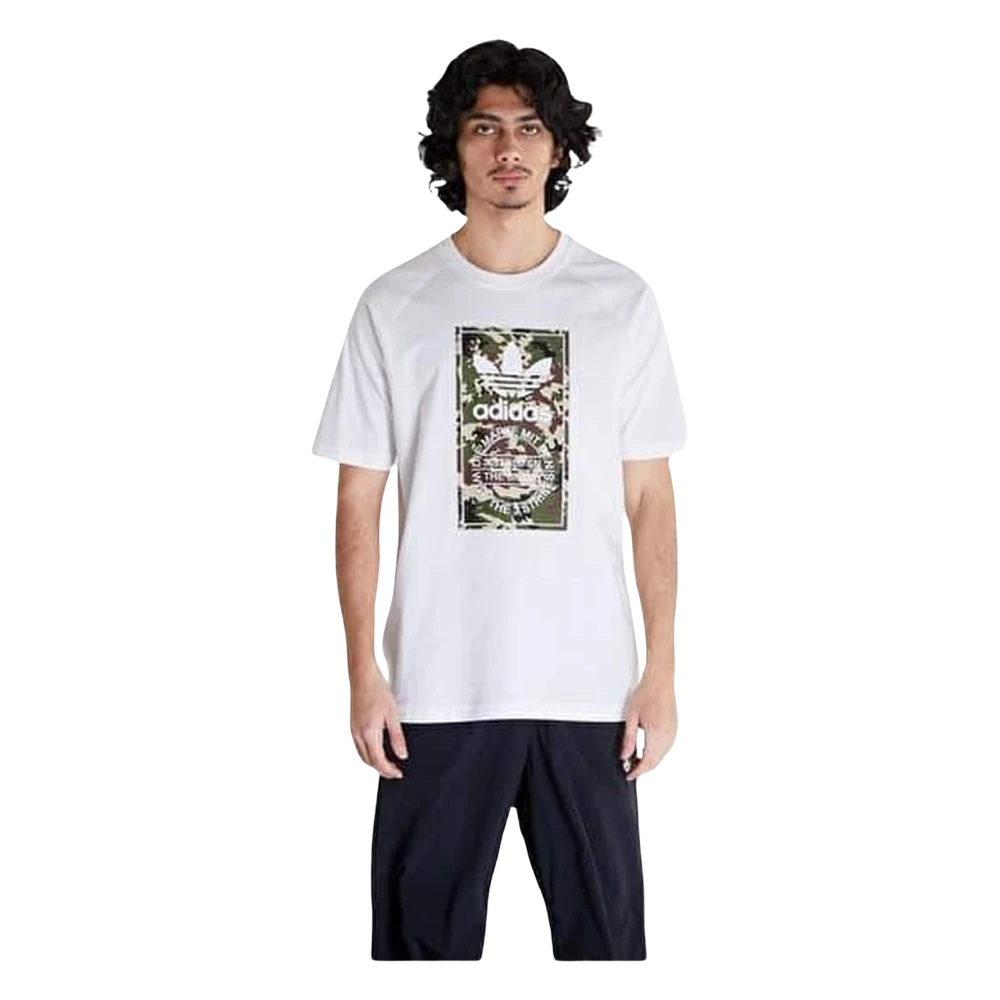 Adidas Tongue T-shirt White Heren