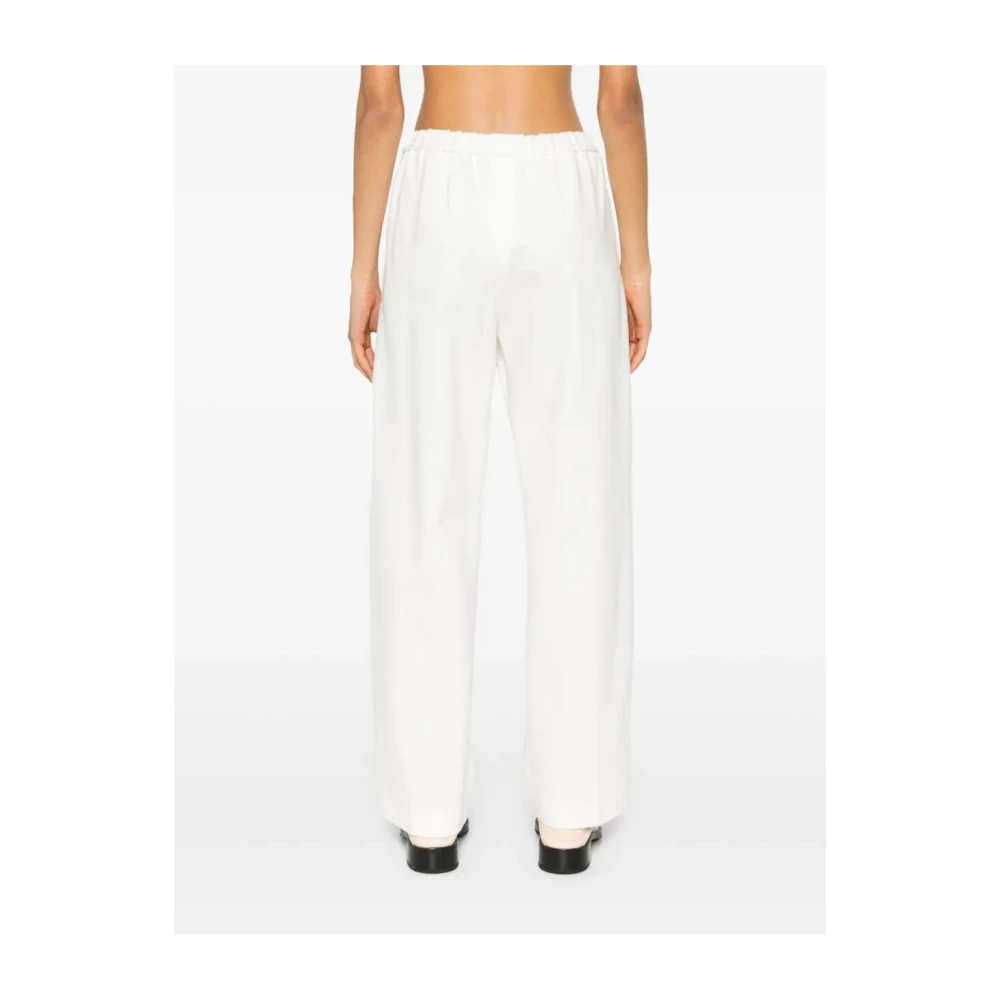 Fabiana Filippi Stijlvolle Damesbroek Aw24 White Dames