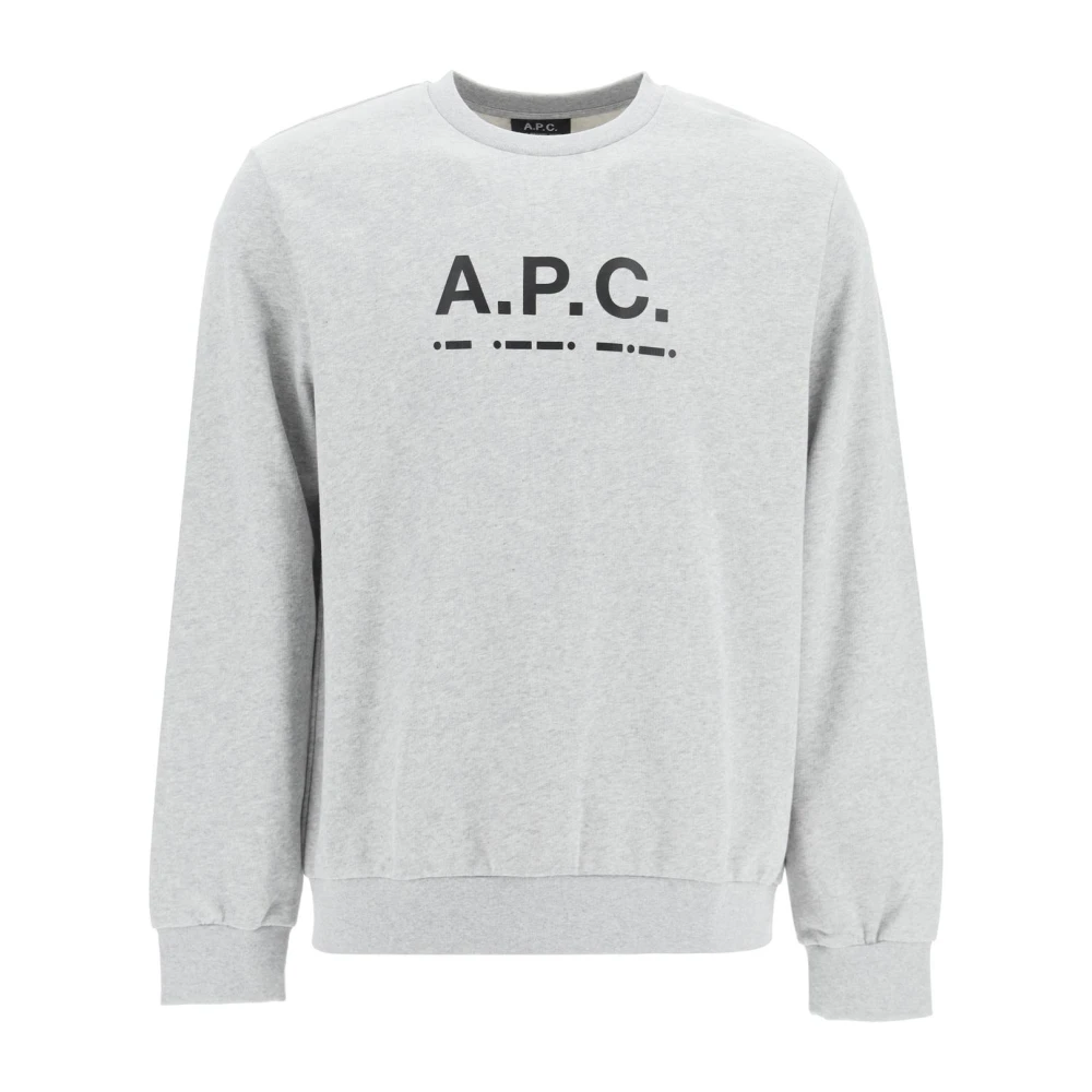 A.p.c. Sweatshirts Gray Heren