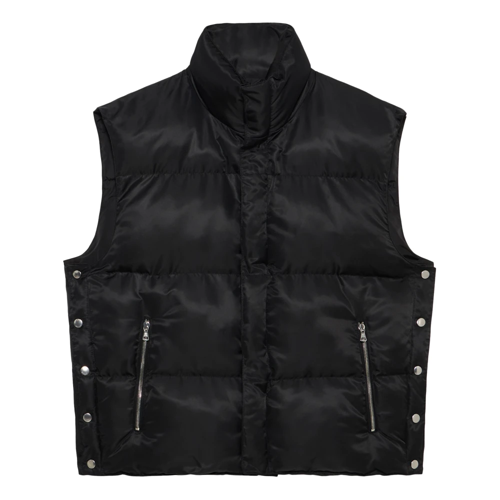 1989 Studio Stijlvolle Puffer Vest Jas Black Heren
