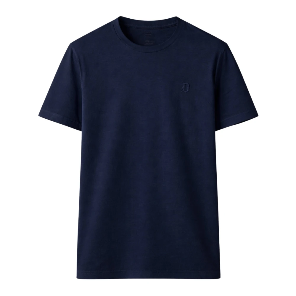 Dondup Uomo Blu - T-Shirt Girocollo Regular - Tops - Xl