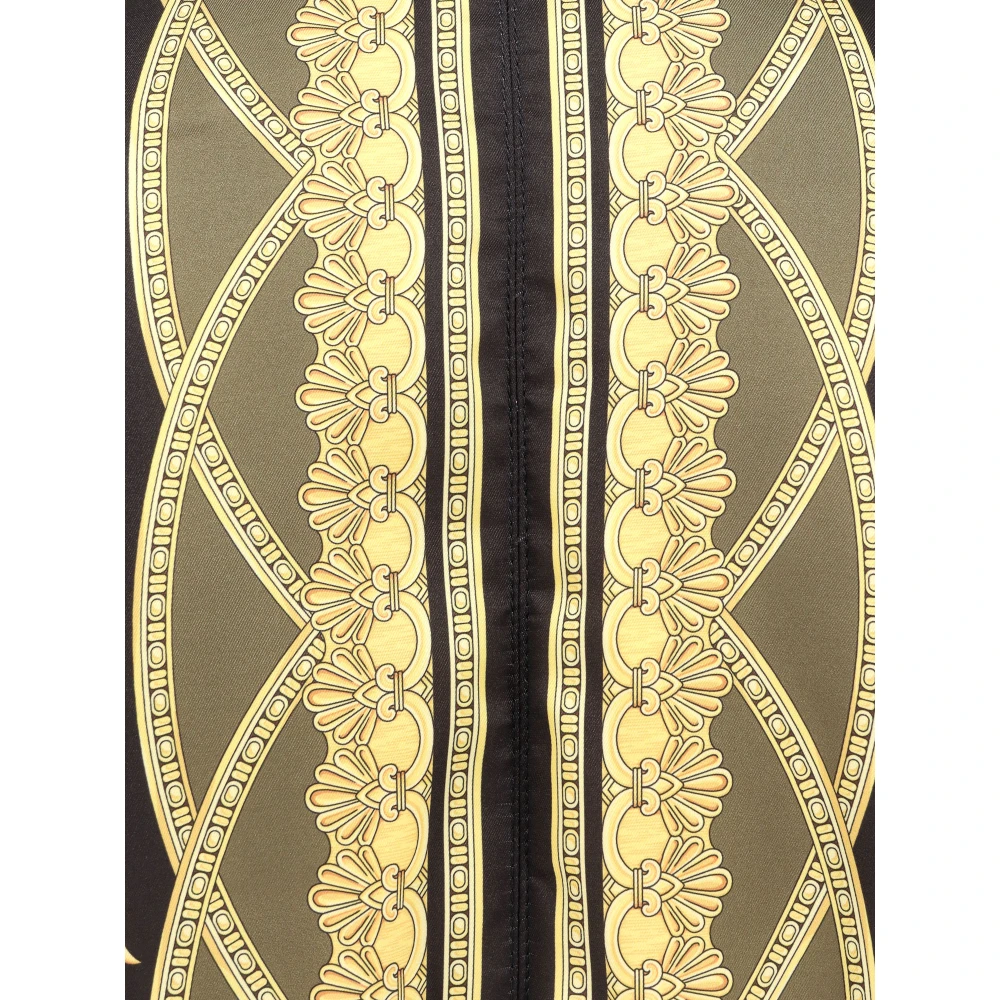Versace Zwarte jas met Medusa-slider Black Heren