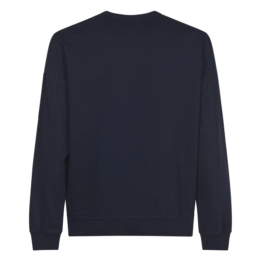 C.P. Company Licht Fleece Crew Neck Sweatshirt Blue Heren