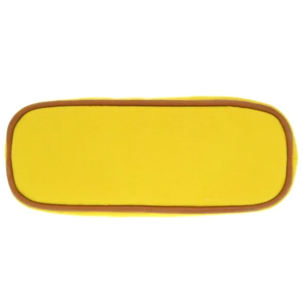 Hermès Vintage Pre-owned Cotton pouches Yellow Dames