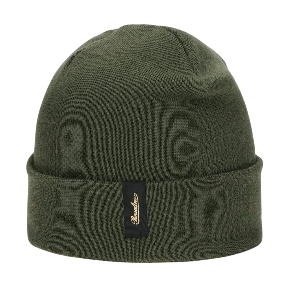 Borsalino Wollen Street Beanie Hoed Green Unisex