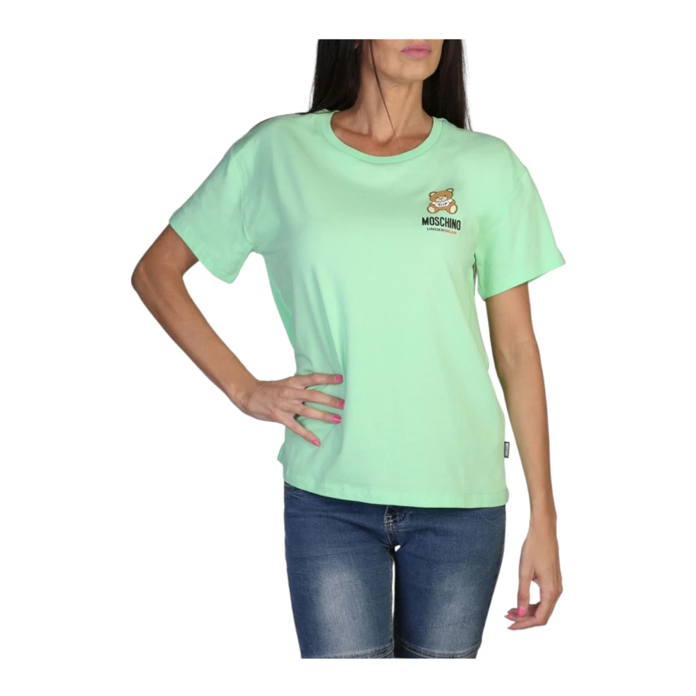 Moschino Korte Mouw T-shirt Green Dames