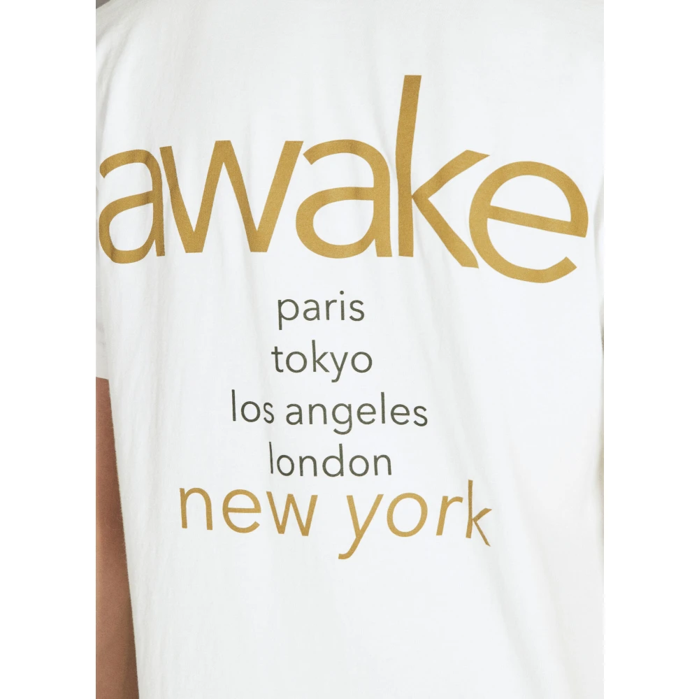 Awake NY T-Shirts White Heren