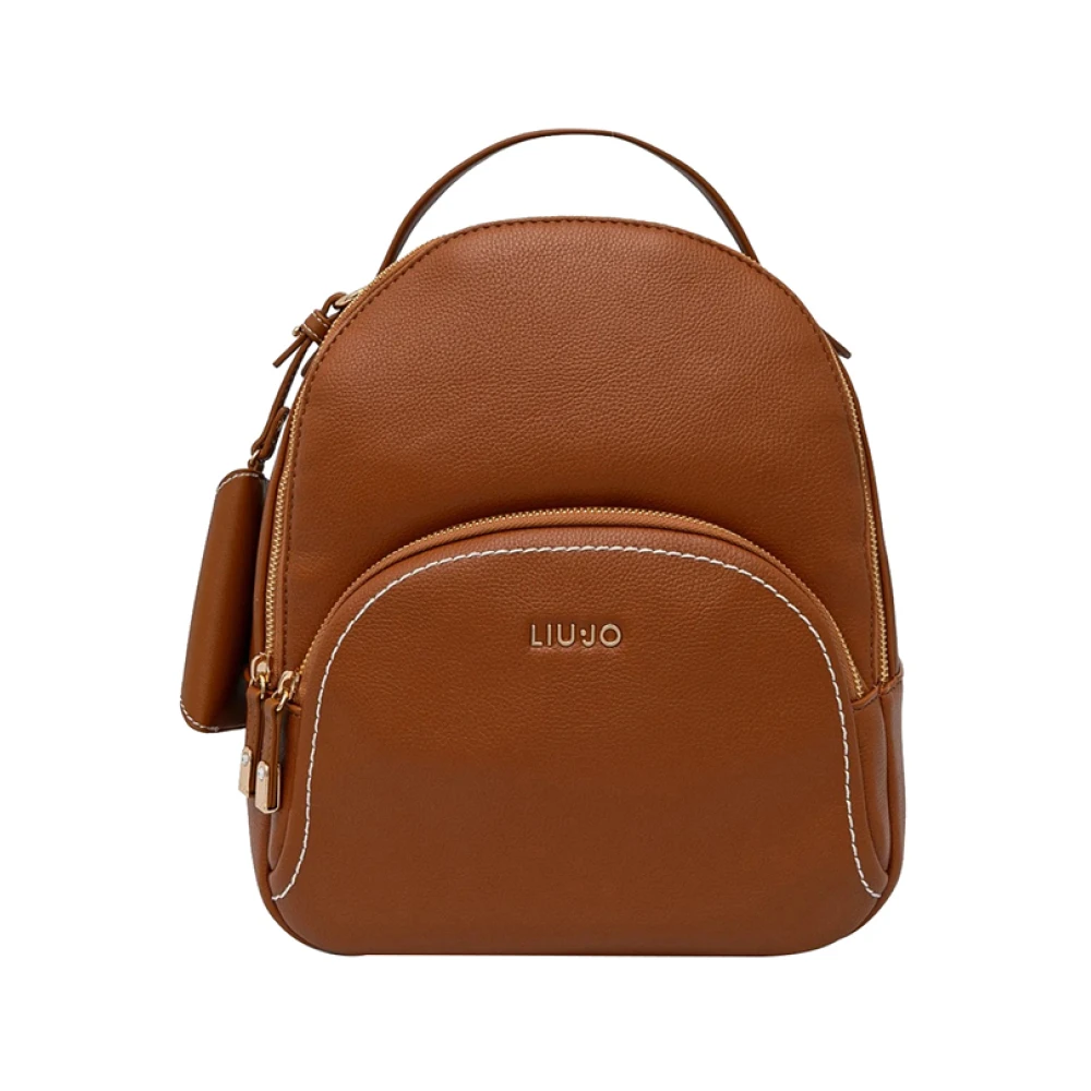 Liu Jo Elegante Brandy Synthetisch Leren Rugzak Brown Dames