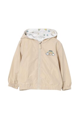 rainbow-teddy-print-hooded-jacket