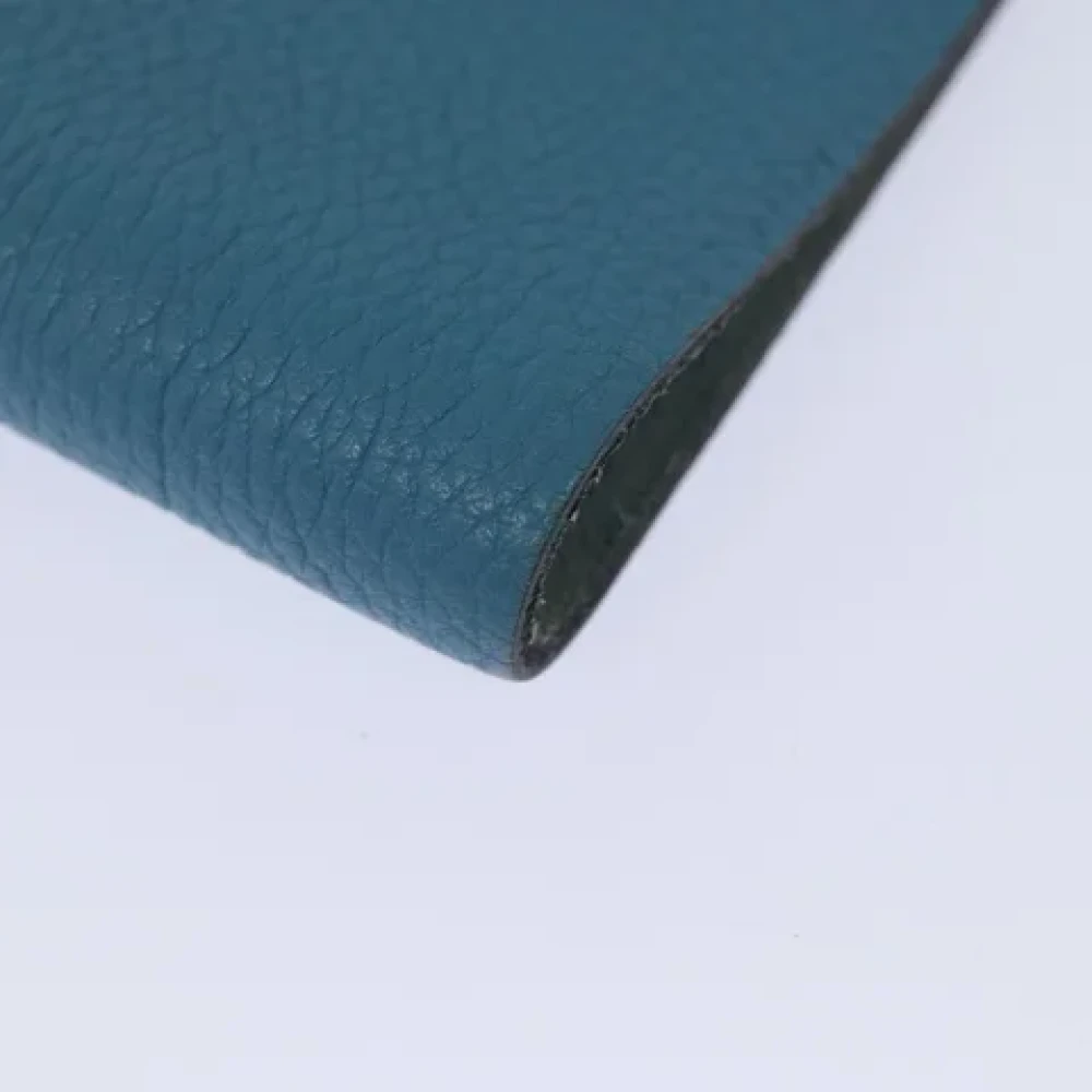 Hermès Vintage Pre-owned Leather home-office Blue Dames
