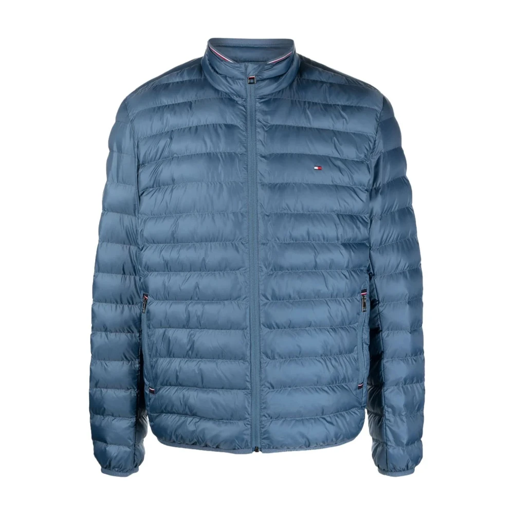 Tommy Hilfiger Men's Blue Winter Jackets, S, Packable Jacket