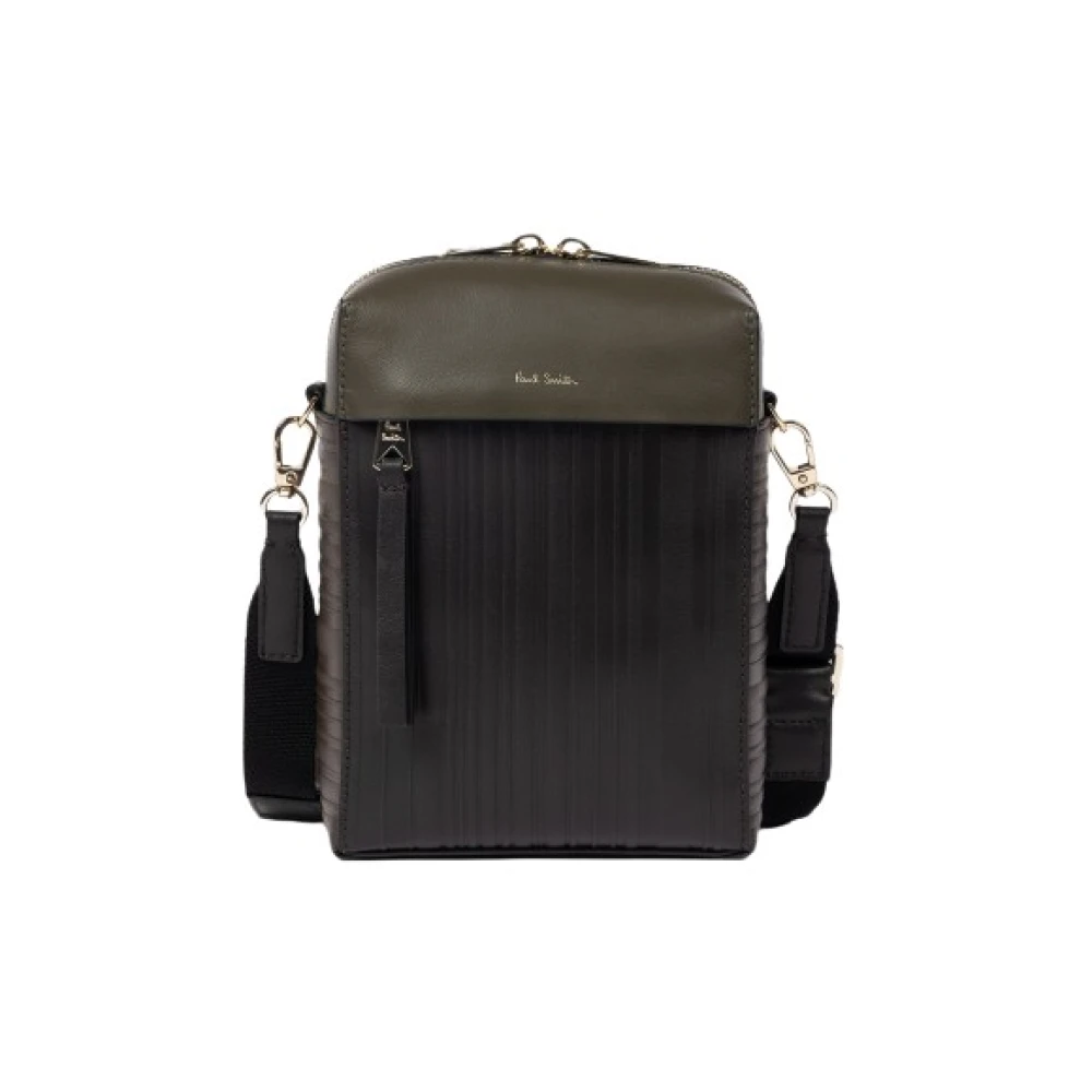 PS By Paul Smith Groene Gestreepte Reistas Green Heren