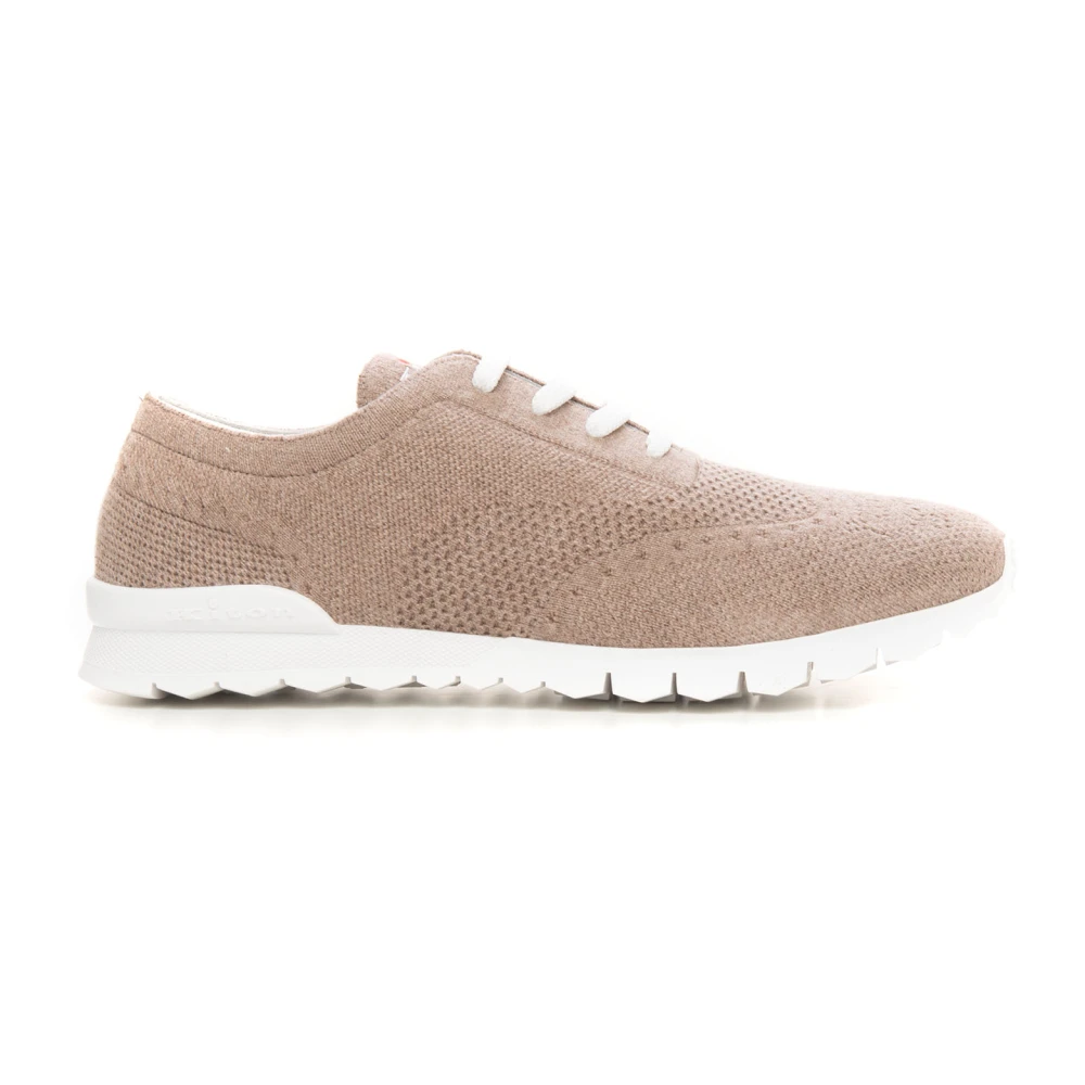 Kiton Kasjmier Vetersneaker met Antislipzool Heren Schoenen Beige