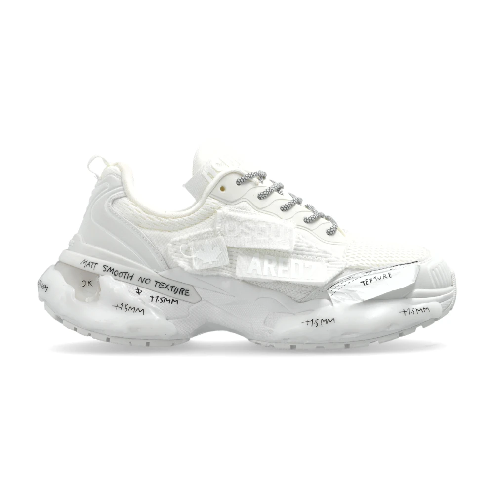 Dsquared2 Men's White Sneakers, 6 Uk, Faster Sports Shoes