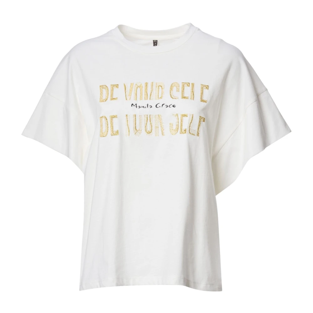Tops > T-Shirts - - Manila Grace - Modalova