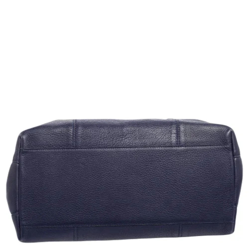 Bottega Veneta Vintage Pre-owned Leather totes Blue Dames