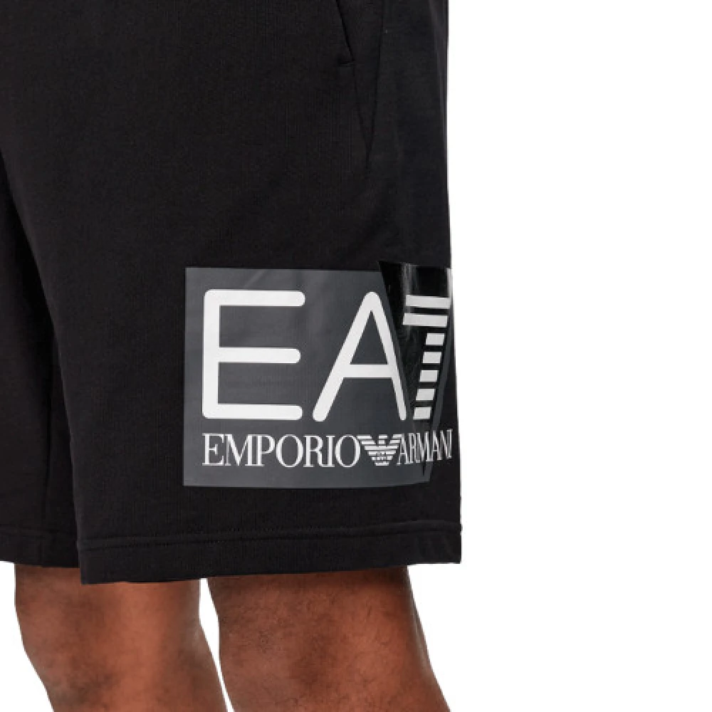 Emporio Armani EA7 Zwarte 3Dps63 Pj05Z Shorts Black Heren