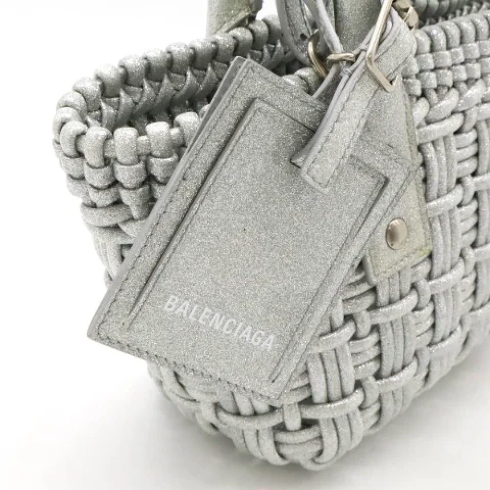 Balenciaga Vintage Pre-owned Plastic balenciaga-bags Gray Dames