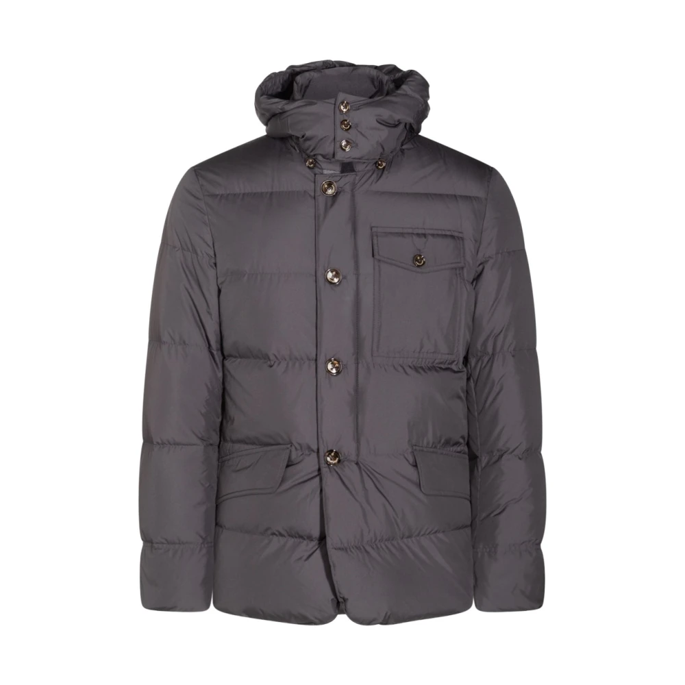 Montecore Grijze Donsjas met Capuchon Gray Heren