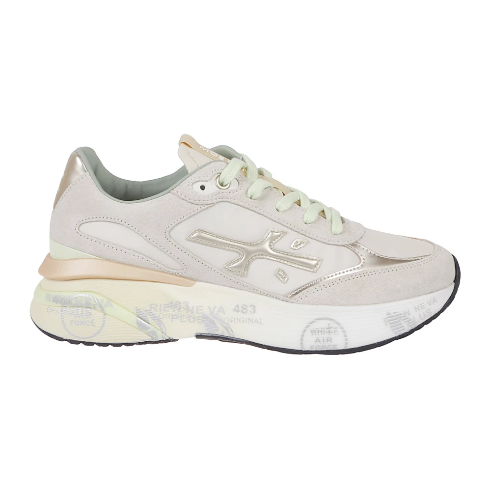 Premiata Lime Suède Sneakers Dames Schoenen Veelkleurig Multicolor