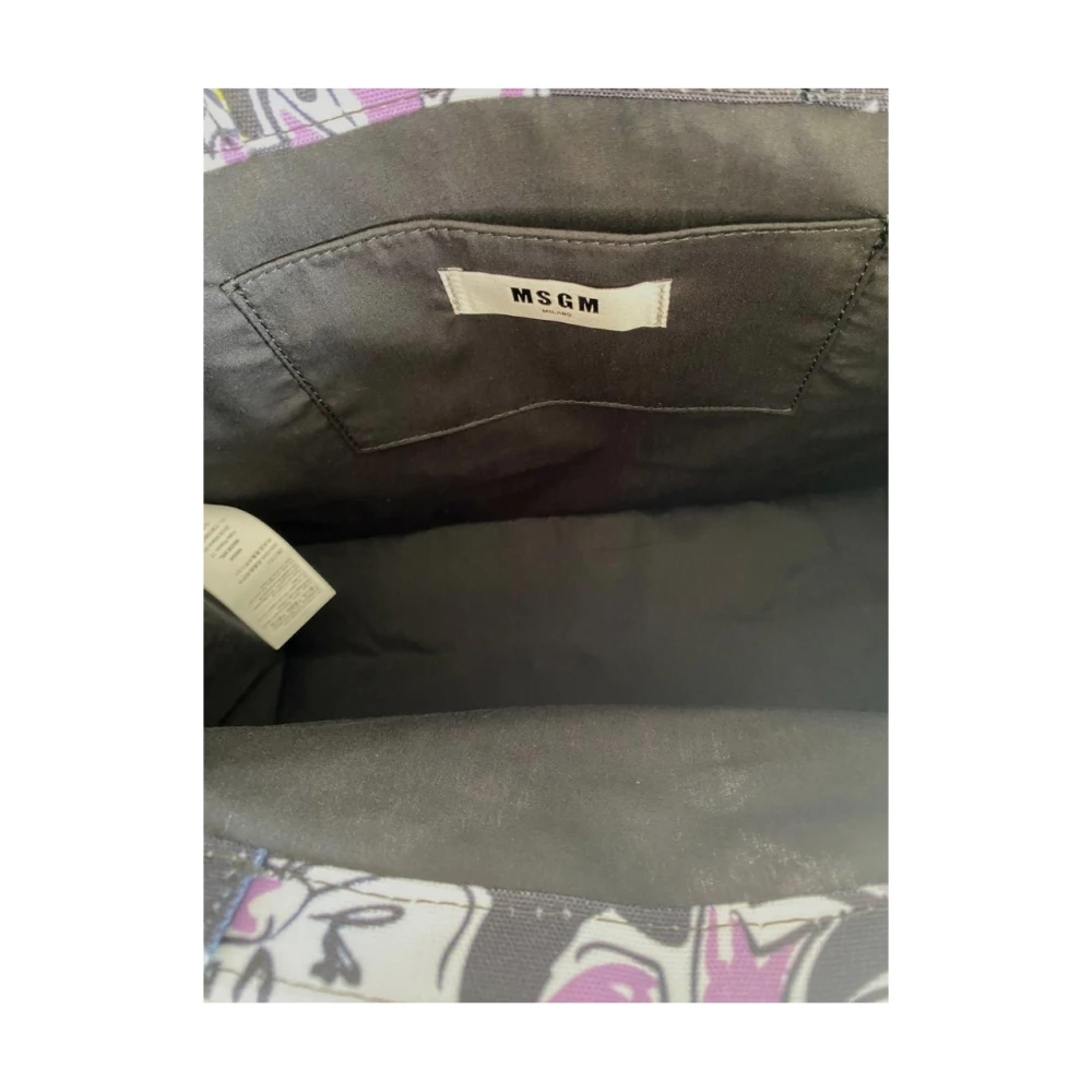 Msgm Stijlvolle Tote Tas met Dubbele Handvatten Multicolor Dames