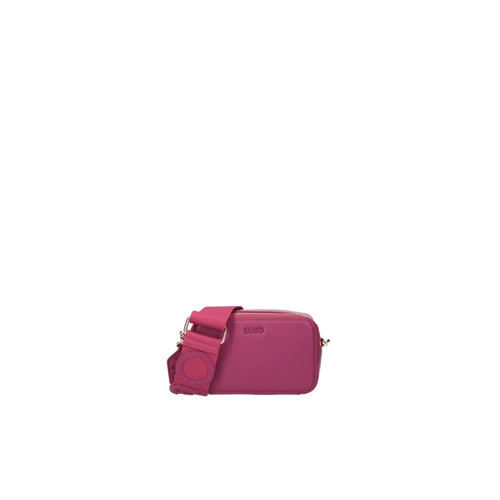 Liu Jo Fuchsia Mini Tas met Logoband Pink Dames