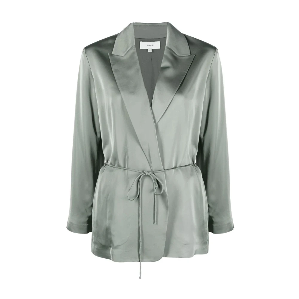 Vince Zachte Grijze Elegante Blazer Gray Dames