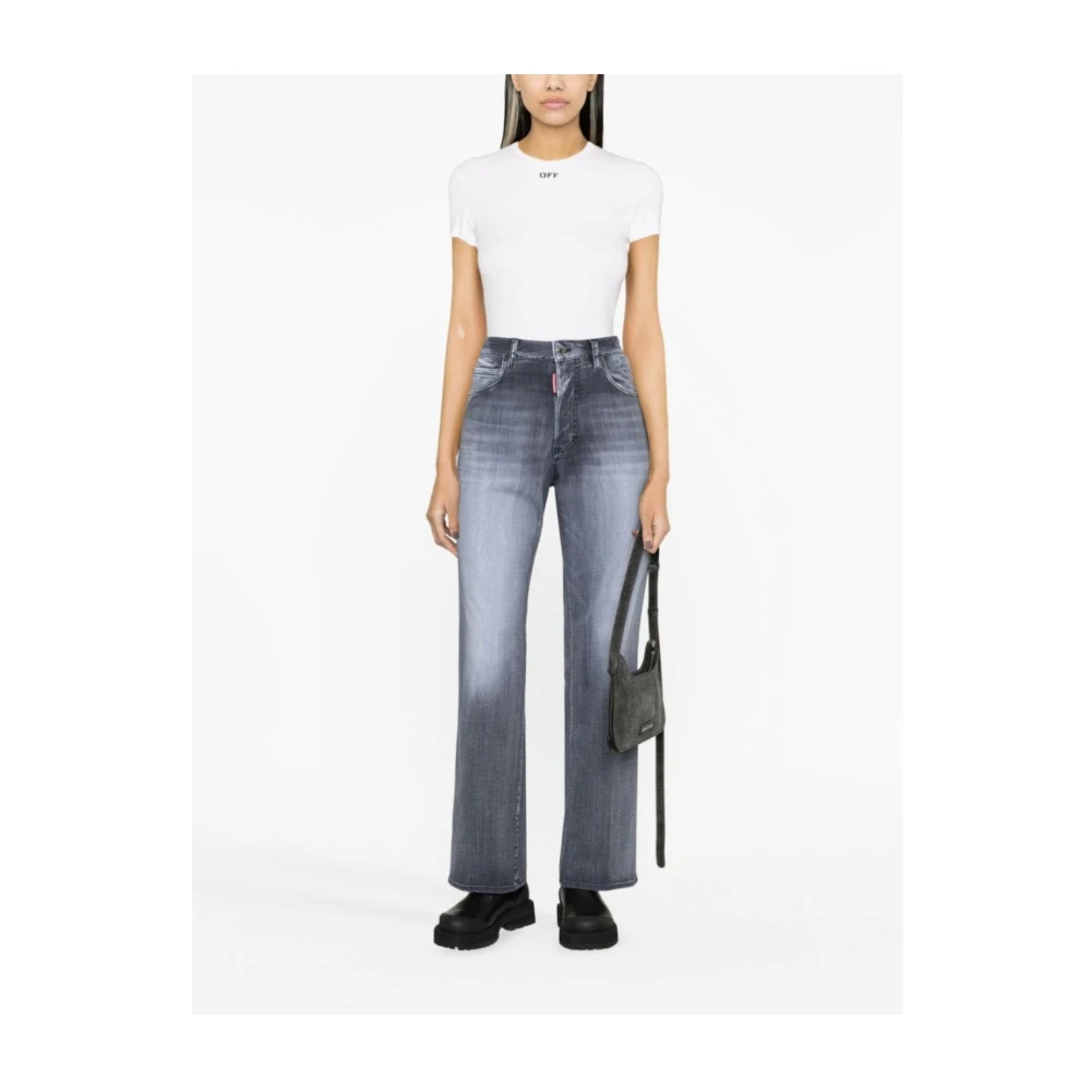 Dsquared2 Zwarte 5-Pocket Jeans Black Dames