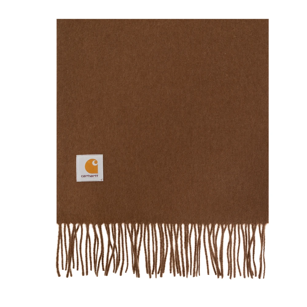 Carhartt WIP Wollen sjaal met logo Brown Unisex