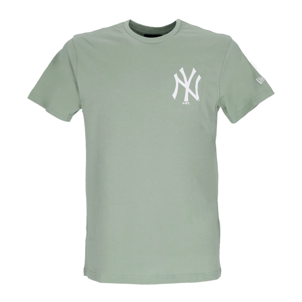 New era NY Yankees Logo Groene Tee Green Heren