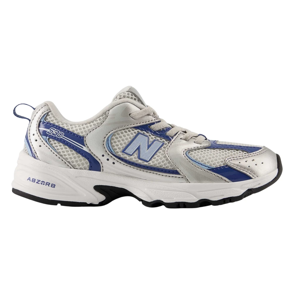 New Balance Unisex Kids Silver Kids 530 Bungee Lace Trainers In - Eu 28 Uk 10 Us 10.5 - Image 4