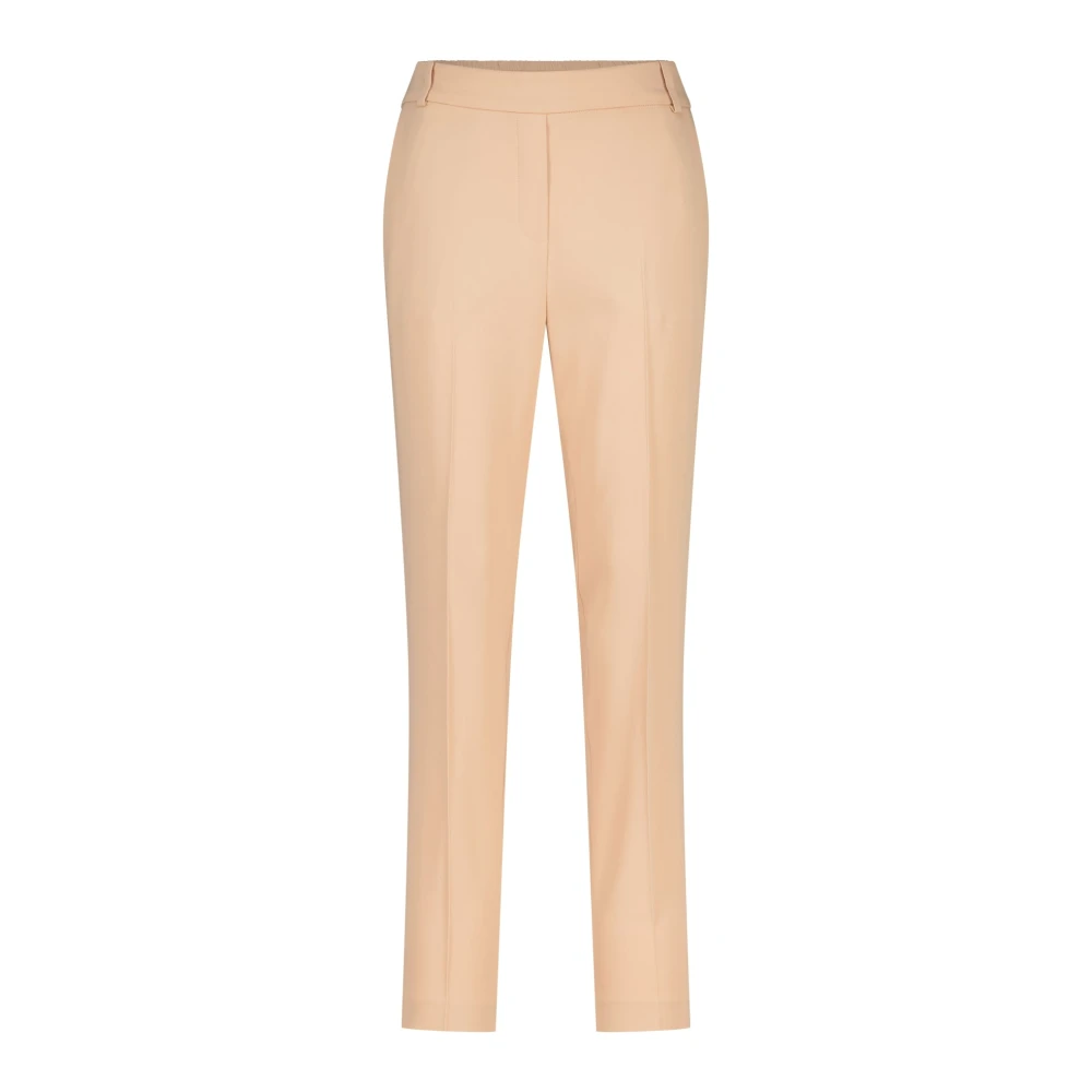Kiltie Elastische taille Zijzakken Losse pasvorm Beige Dames