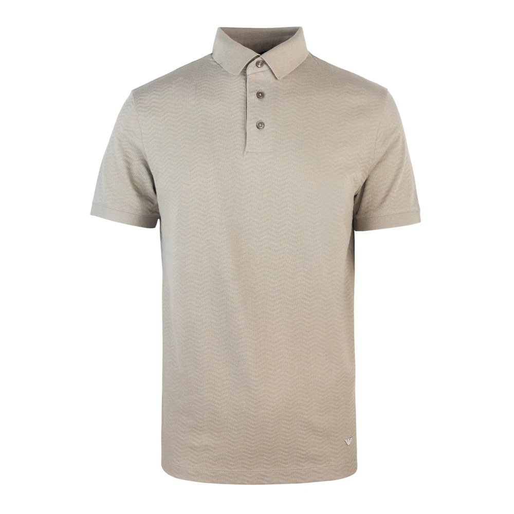 Emporio Armani Stijlvolle T-shirts en Polos Collectie Beige Heren