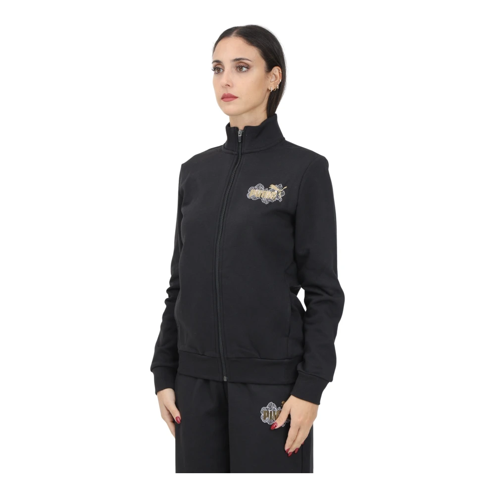 Puma Ritssluiting Sweater Class ACT Zwart Vrouwen Black Dames