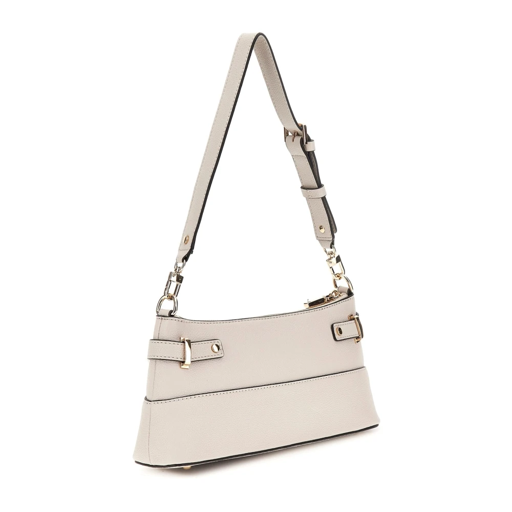 Guess Stijlvolle Silvye Bucket Handtas Beige Dames