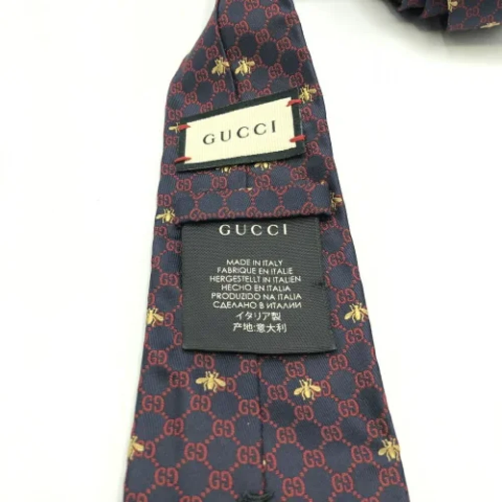 Gucci Vintage Tweedehands Multicolor Stoffen Gucci Stropdas Multicolor Dames