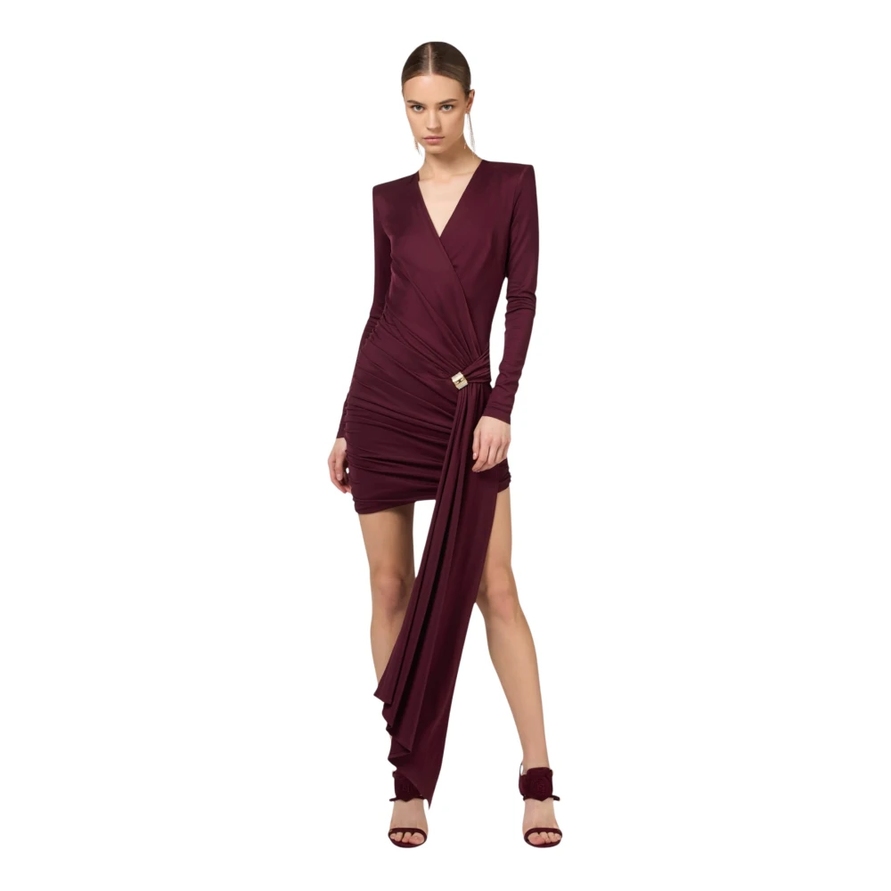 Elisabetta Franchi Damesjurk Abito Donna Red Dames