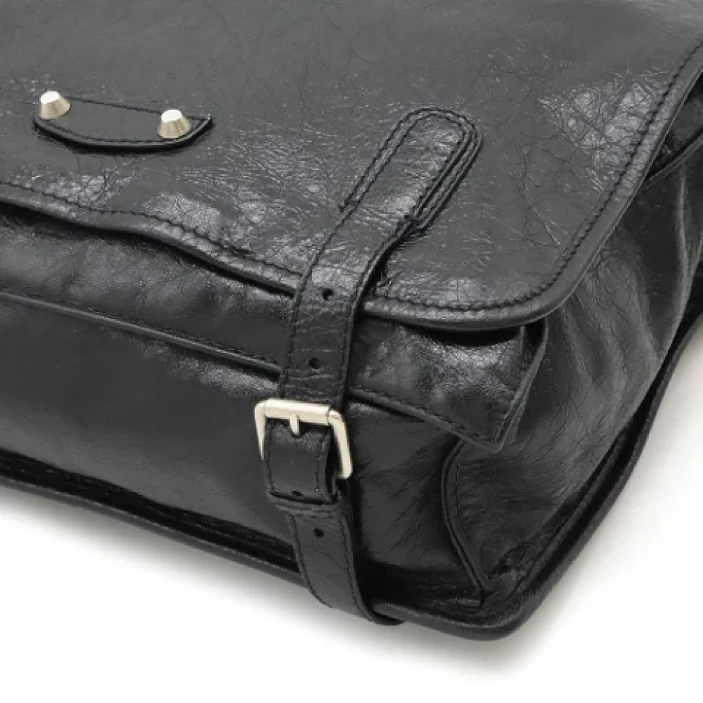Balenciaga Vintage Pre-owned Leather shoulder-bags Black Dames